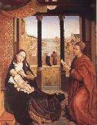 Rogier van der Weyden St Luke Drawing the Virgin USA oil painting artist